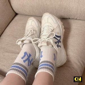 Giay Chunky De Cao Mlb Ny Window Xanh Navy Hack Chieu Cao Giày Chunky Đế Cao MLB NY Window Xanh Navy Hack Chiều Cao