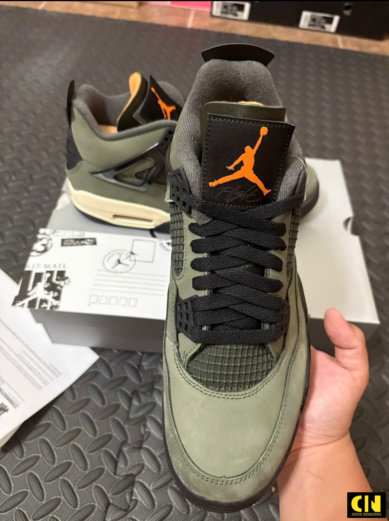 Giày Cổ Cao Air Jordan 4 Og Sp Undefeated Giày Cổ Cao Air Jordan 4 OG SP Undefeated