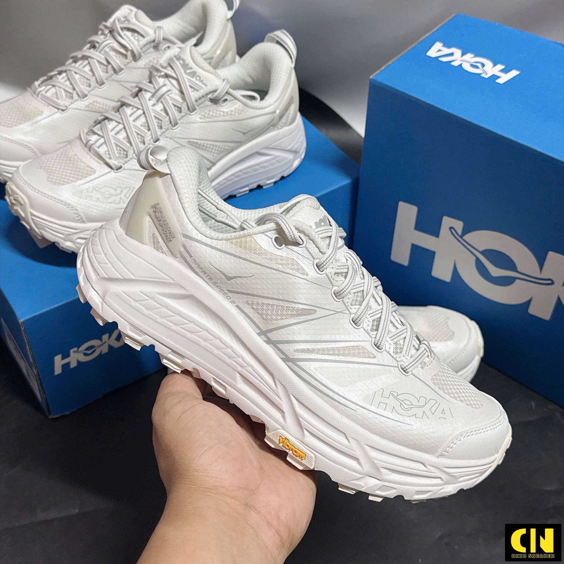 Giày Hoka Mafate Speed 2 Trắng Rep 11 High Quality Giày HOKA Mafate Speed 2 Trắng Rep 11 High Quality
