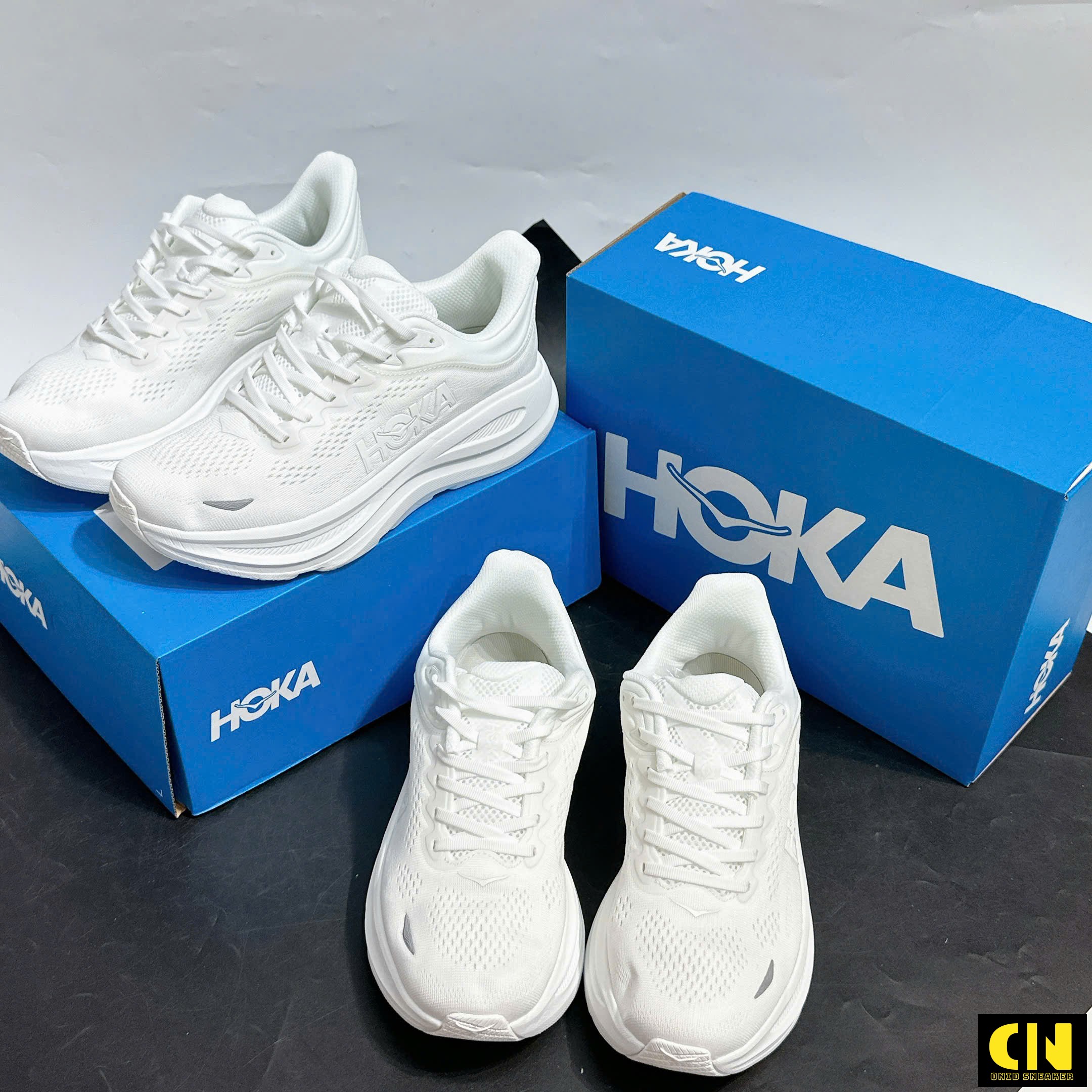 Giày Hoka Bondi 9 Full Trắng Giày Hoka Bondi 9 Full Trắng