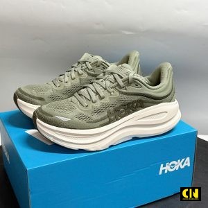 Giay Hoka Bondi 9 Sea Moss Eucalyptus White Giày Hoka Bondi 9 Sea Moss Eucalyptus White