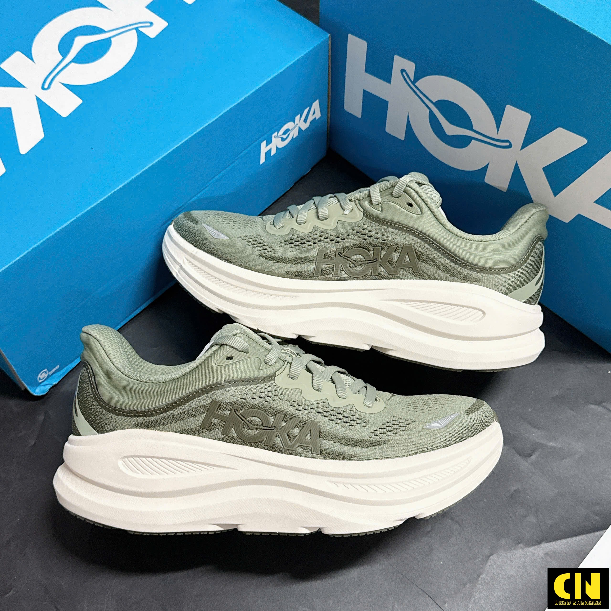 Giày Thể Thao Hoka Bondi 9 Sea Moss Giày Thể Thao Hoka Bondi 9 Sea Moss
