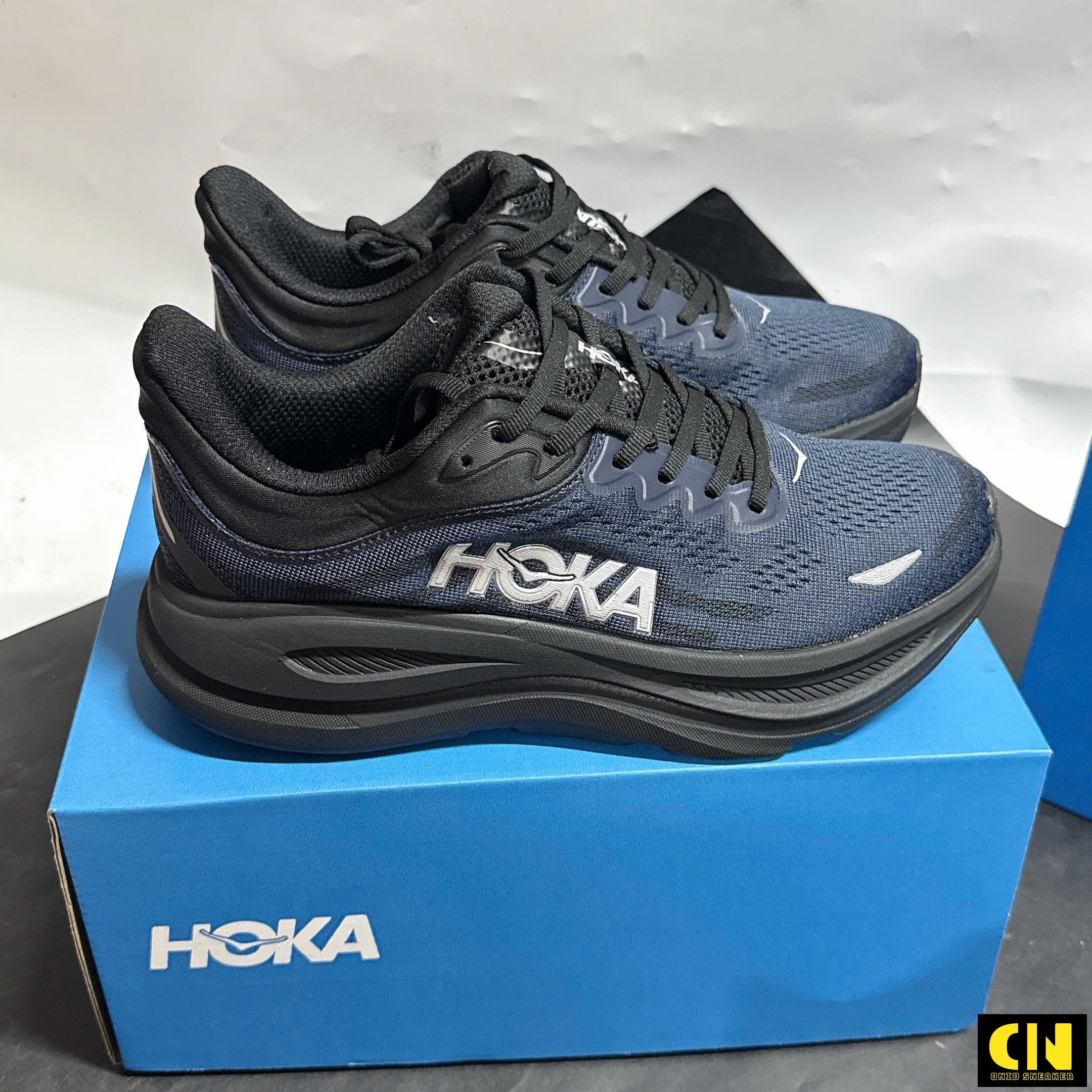 Giày Hoka Bondi 9 Xanh Varsity Navy Black Giày Hoka Bondi 9 Xanh Varsity Navy Black