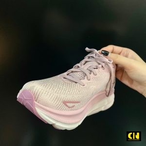 Giay Hoka Clifton 9 Mau Hong Trang Giày Hoka Clifton 9 Màu Hồng Trắng