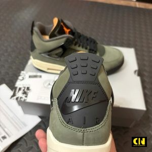 Giay Jd4 Jordan 4 Undefeated Xanh Reu Cam Den Giày JD4 Jordan 4 Undefeated Xanh Rêu Cam Đen