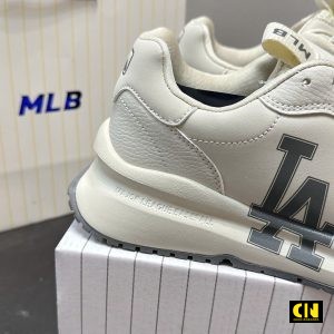 Giay Mlb Chunky Runner Basic La Dodgers Xam Trang Giày MLB Chunky Runner Basic LA Dodgers Xám Trắng