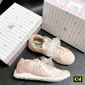 Giay Mlb Sleek Powder New York Yankees Pink Gold White Giày MLB Sleek Powder New York Yankees Pink Gold White