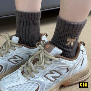 Giay New Balance 530 Mau Trang Phoi Nau Sua Giày New Balance 530 Màu Trắng Phối Nâu Sữa