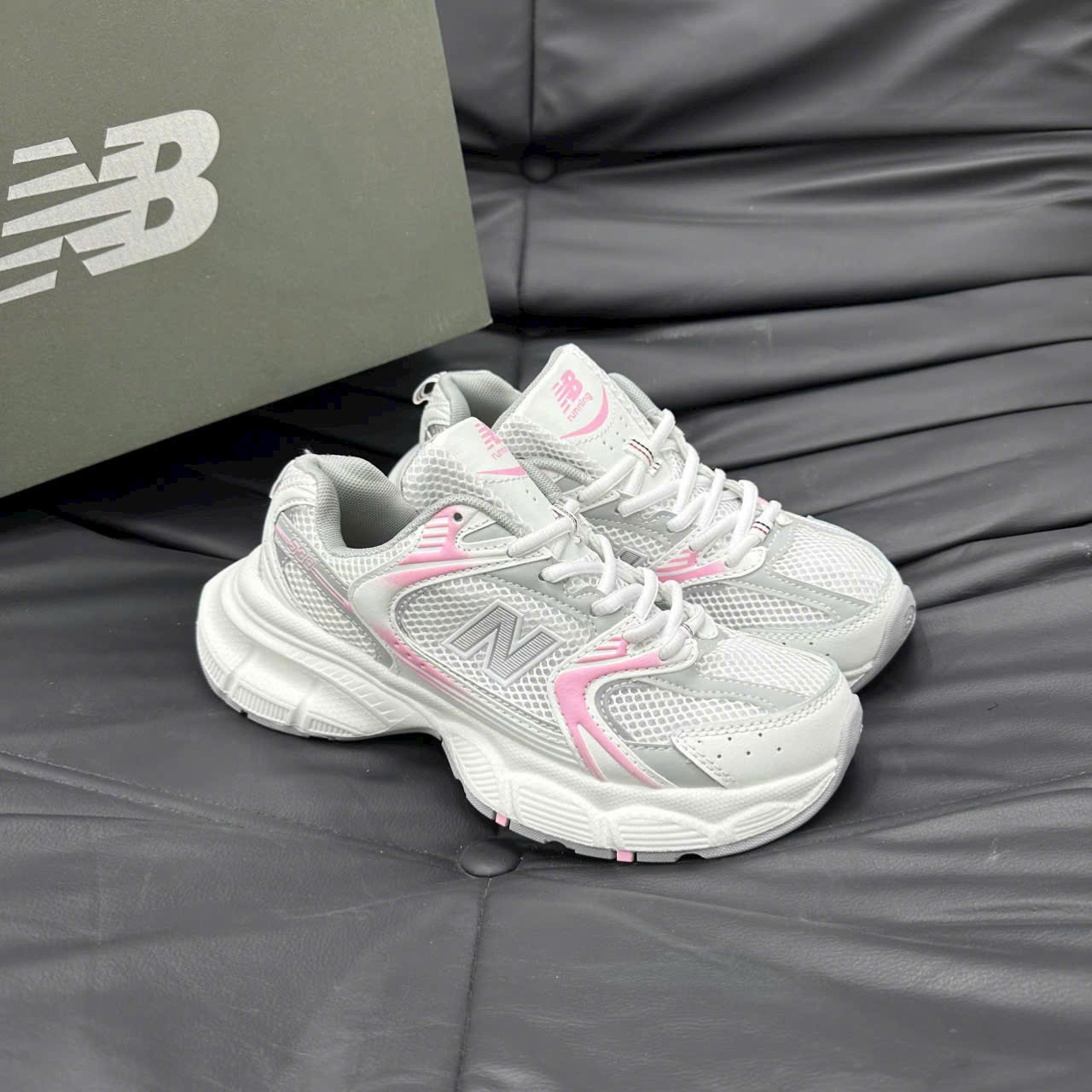 Giày New Balance 530 Pink White Silver Raspberry Fullbox Giày New Balance 530 Pink White Silver Raspberry Fullbox