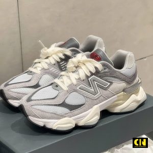 Giay New Balance 9060 Rain Cloud Grey Xam Trang Giày New Balance 9060 Rain Cloud Grey Xám Trắng