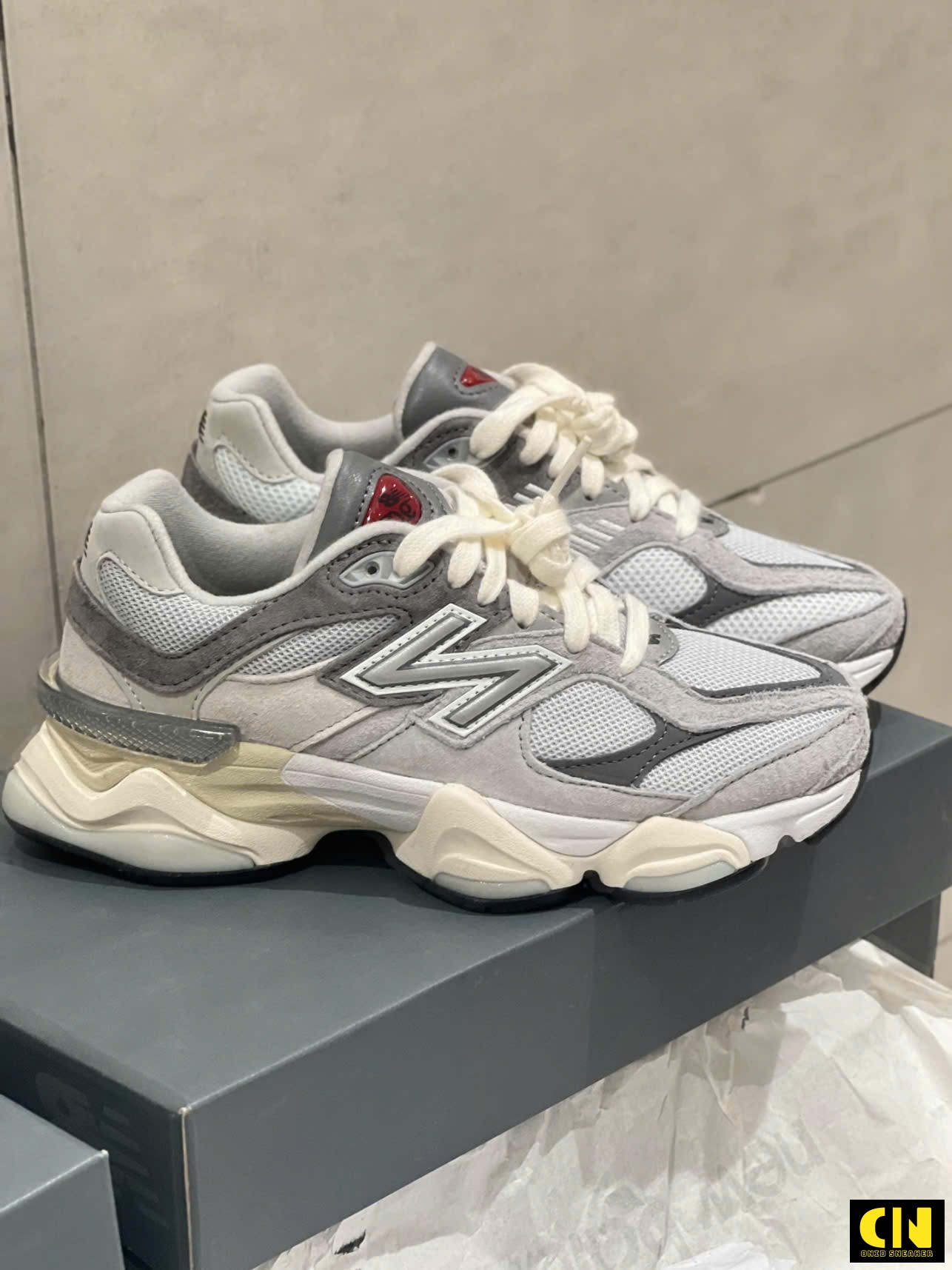 Giày New Balance 9060 Rain Cloud Grey Giày New Balance 9060 Rain Cloud Grey