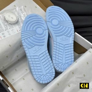 Giay Nike Air Jordan 1 Low Aluminum Xanh Nhat Giày Nike Air Jordan 1 Low Aluminum Xanh Nhạt