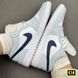 Giay Nike Air Jordan 1 Low Aura Xanh Duong Pastel Giày Nike Air Jordan 1 Low Aura Xanh Dương Pastel