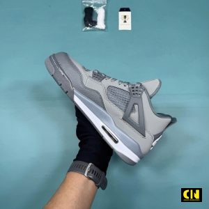 Giay Nike Air Jordan 4 Retro Og Sp Nigel Sylvester Wolf Grey Giày Nike Air Jordan 4 Retro OG SP Nigel Sylvester Wolf Grey