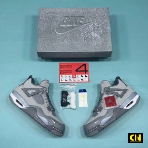 Giay Nike Air Jordan 4 Retro Og Sp Nigel Sylvester Wolf Grey Brick By Brick Giày Nike Air Jordan 4 Retro OG SP Nigel Sylvester Wolf Grey Brick By Brick