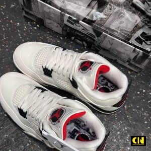 Giay Nike Air Jordan 4 Retro Og Sail Co Cao Giày Nike Air Jordan 4 Retro OG Sail Cổ Cao