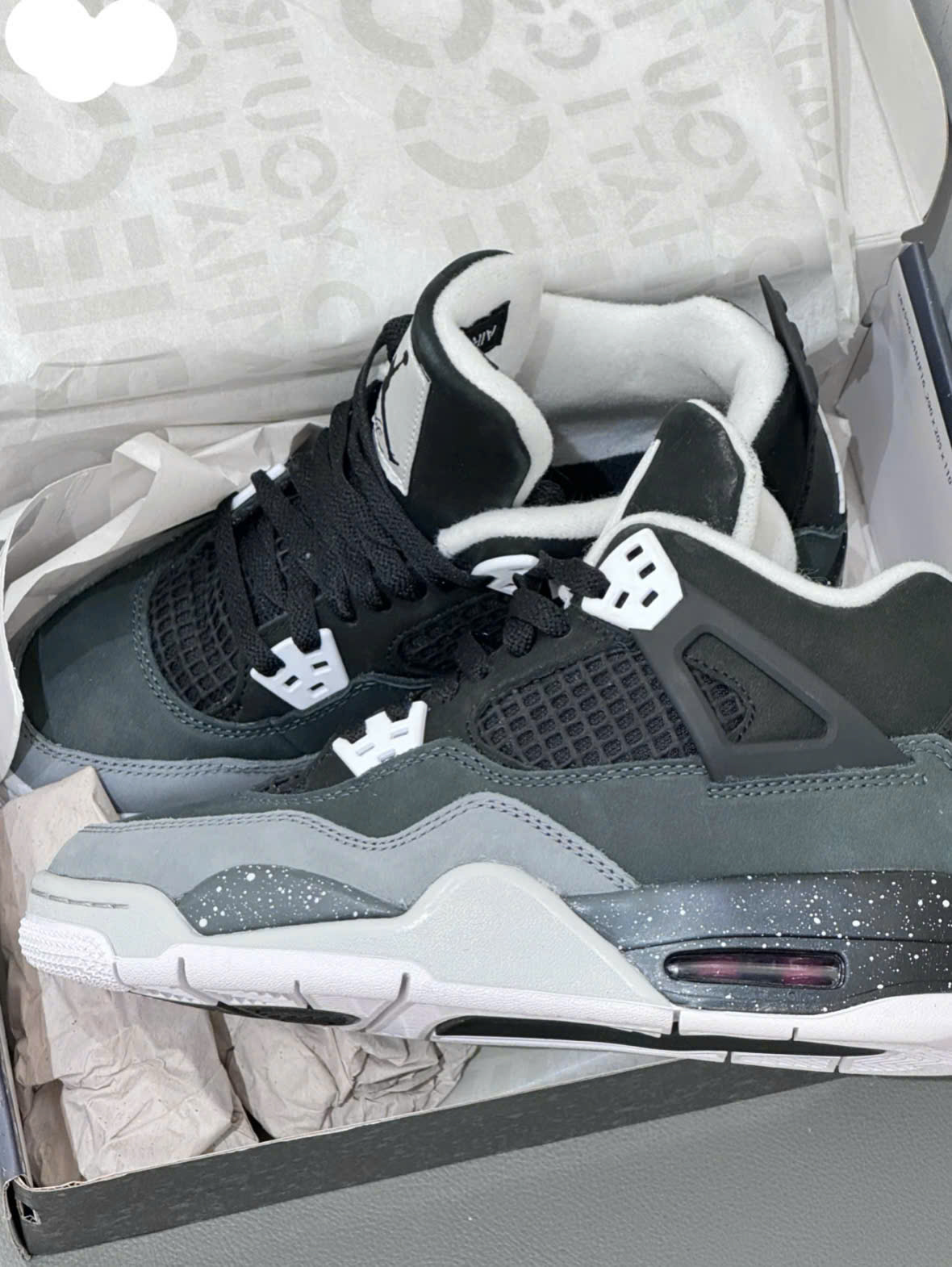 Giày Nike Jd4 Jordan 4 Fear Black Giày Nike JD4 Jordan 4 Fear Black