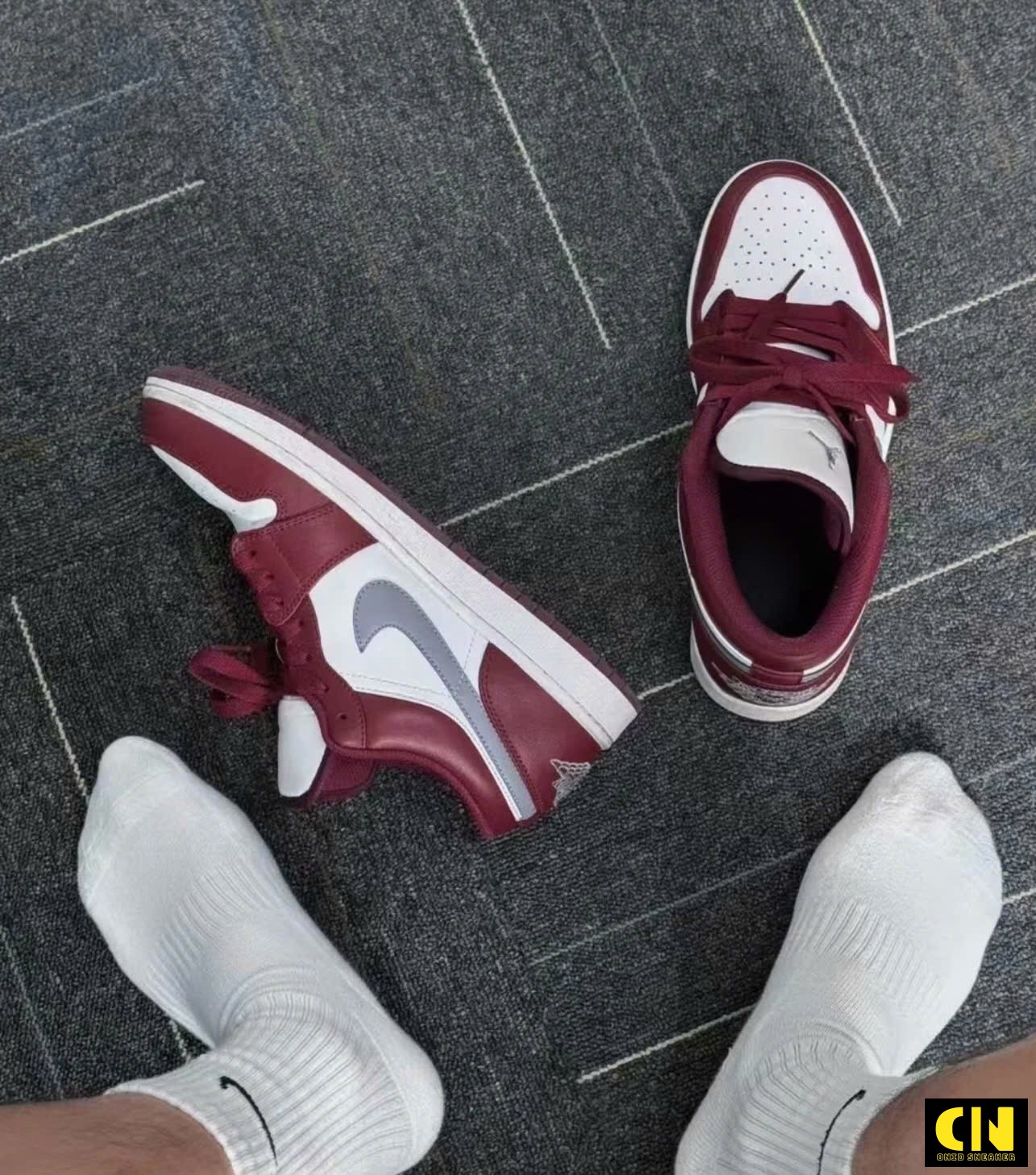 Giày Nike Jordan 1 Low Bordeaux Red Giày Nike Jordan 1 Low Bordeaux Red