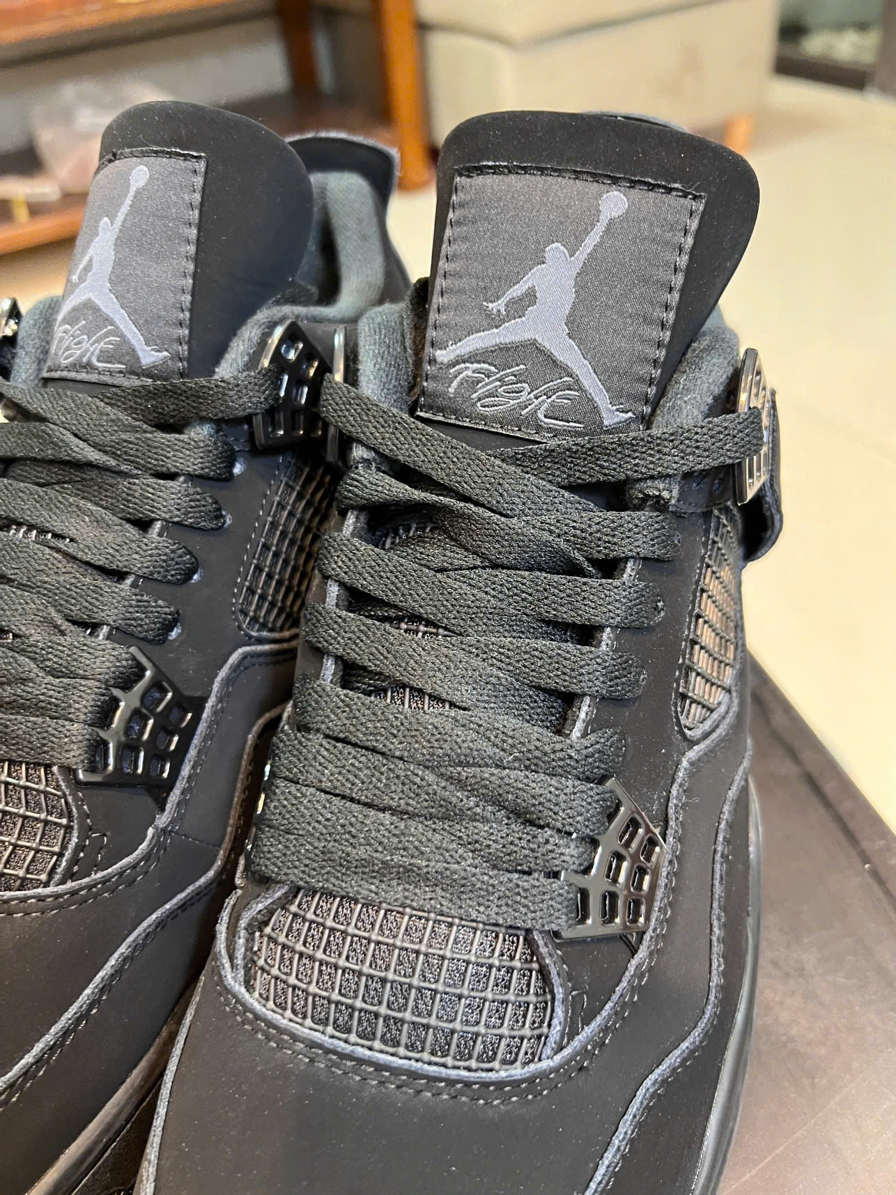 Giày Nike Jordan 4 Full Đen Giày Nike Jordan 4 Full Đen