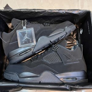 Giay Nike Jordan 4 Jd4 Black Cat Full Den Giày Nike Jordan 4 JD4 Black Cat Full Đen