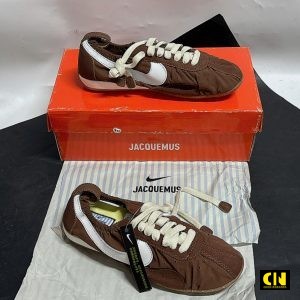 Giay Nike X Jacquemus Air Zilla Nau Trang Kem Giày Nike x Jacquemus Air Zilla Nâu Trắng Kem