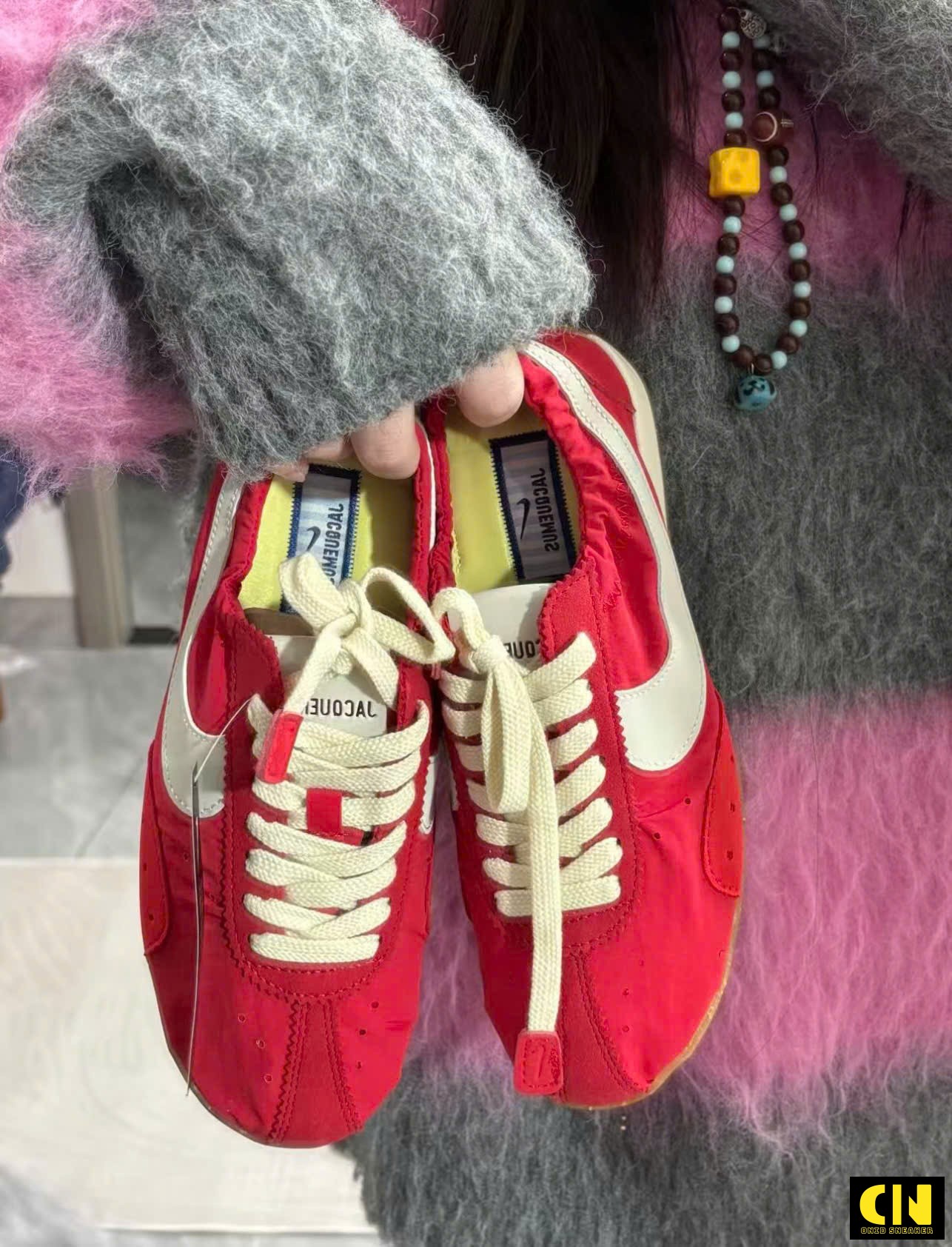 Giày Nike X Jacquemus Moon University Red Brown Giày Nike x Jacquemus Moon University Red Brown