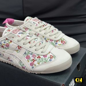 Giay Onitsuka Tiger Mexico 66 Cream Pink Floral Trang Hong Giày Onitsuka Tiger Mexico 66 Cream Pink Floral Trắng Hồng