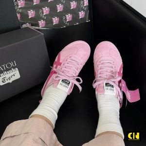 Giay Onitsuka Tiger Mexico 66 Patou Cotton Hong Giày Onitsuka Tiger Mexico 66 PATOU Cotton Hồng