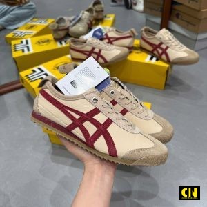 Giay Onitsuka Tiger Mexico 66 Sd Beige Beet Nau Do Giày Onitsuka Tiger Mexico 66 SD Beige Beet Nâu Đỏ