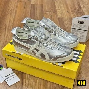 Giay Onitsuka Tiger Mexico 66 Trang Bac Giày Onitsuka Tiger Mexico 66 Trắng Bạc