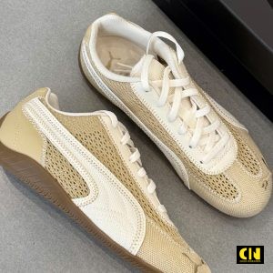 Giay Puma Speedcat Mau Be Nau De Cao Su Chong Truot Giày Puma Speedcat Màu Be Nâu Đế Cao Su Chống Trượt