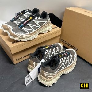 Giay Salomon Xt 6 Kangaroo Vanilla Retro Sneakers Full Box Giày Salomon XT 6 Kangaroo Vanilla Retro Sneakers Full Box