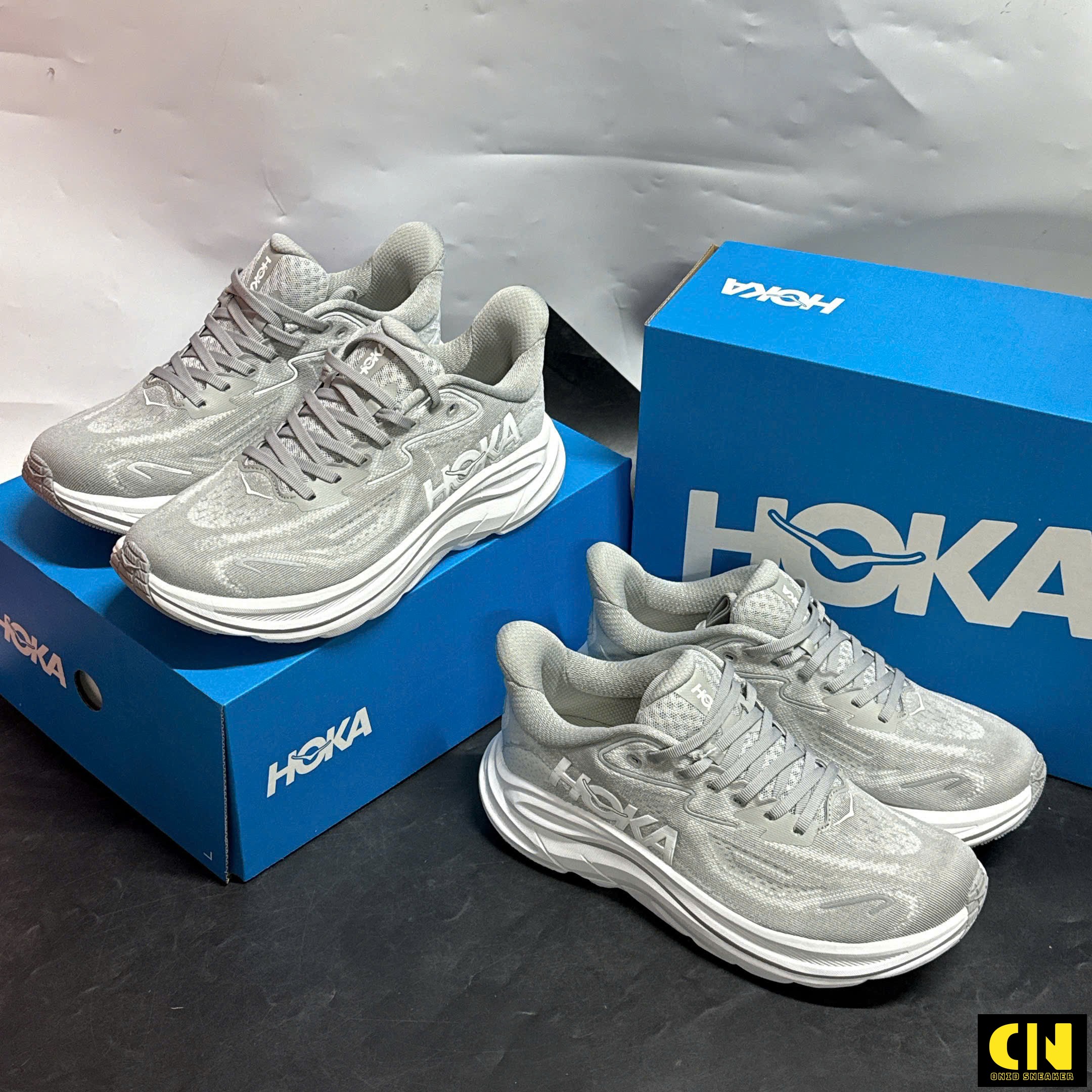 Giày Sneaker Hoka Clifton 10 Stellar Grey Giày Sneaker HOKA Clifton 10 Stellar Grey