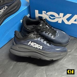 Giay Sneaker Hoka Bondi 9 Xanh Duong Dam Nguyen Hop Fullbox Giày Sneaker Hoka Bondi 9 Xanh Dương Đậm Nguyên Hộp Fullbox