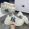 Giày Sneaker MLB Chunky Window NY Xanh Navy Tăng Chiều Cao Fullbox