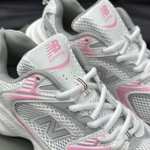 Giay Sneaker Nb 530 Retro Vintage Hong Trang Xam Giày Sneaker NB 530 Retro Vintage Hồng Trắng Xám