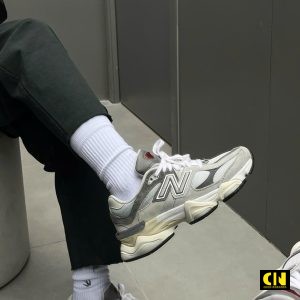 Giay Sneaker Nb9060 Mau Xam Trang Giày Sneaker NB9060 Màu Xám Trắng