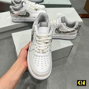 Giay Sneaker Nam Nu Nike Af1 Dior Denim Hoa Tiet Monogram Giày Sneaker Nam Nữ Nike AF1 Dior Denim Họa Tiết Monogram