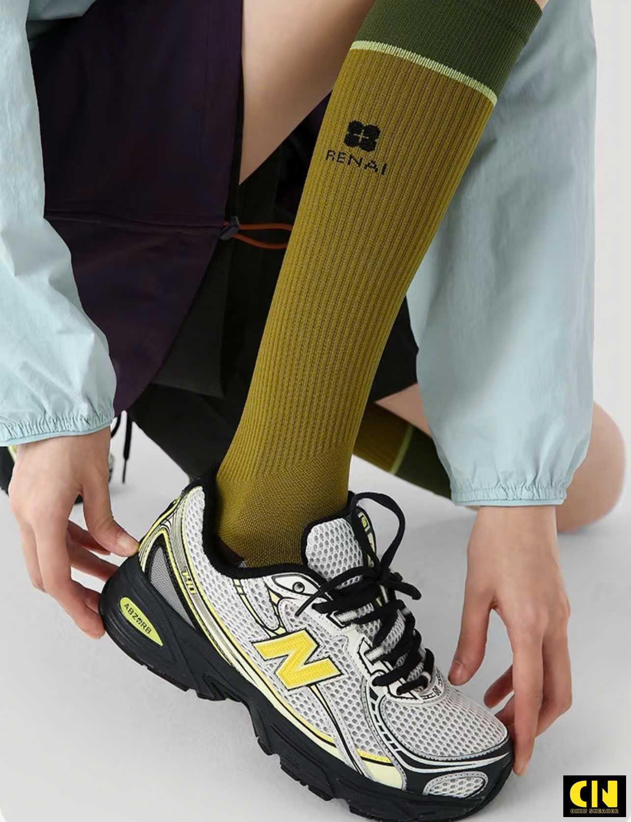 Giày Sneaker New Balance 740 Sea Salt Phantom Firefly Gray Yellow Giày Sneaker New Balance 740 Sea Salt Phantom Firefly Gray Yellow