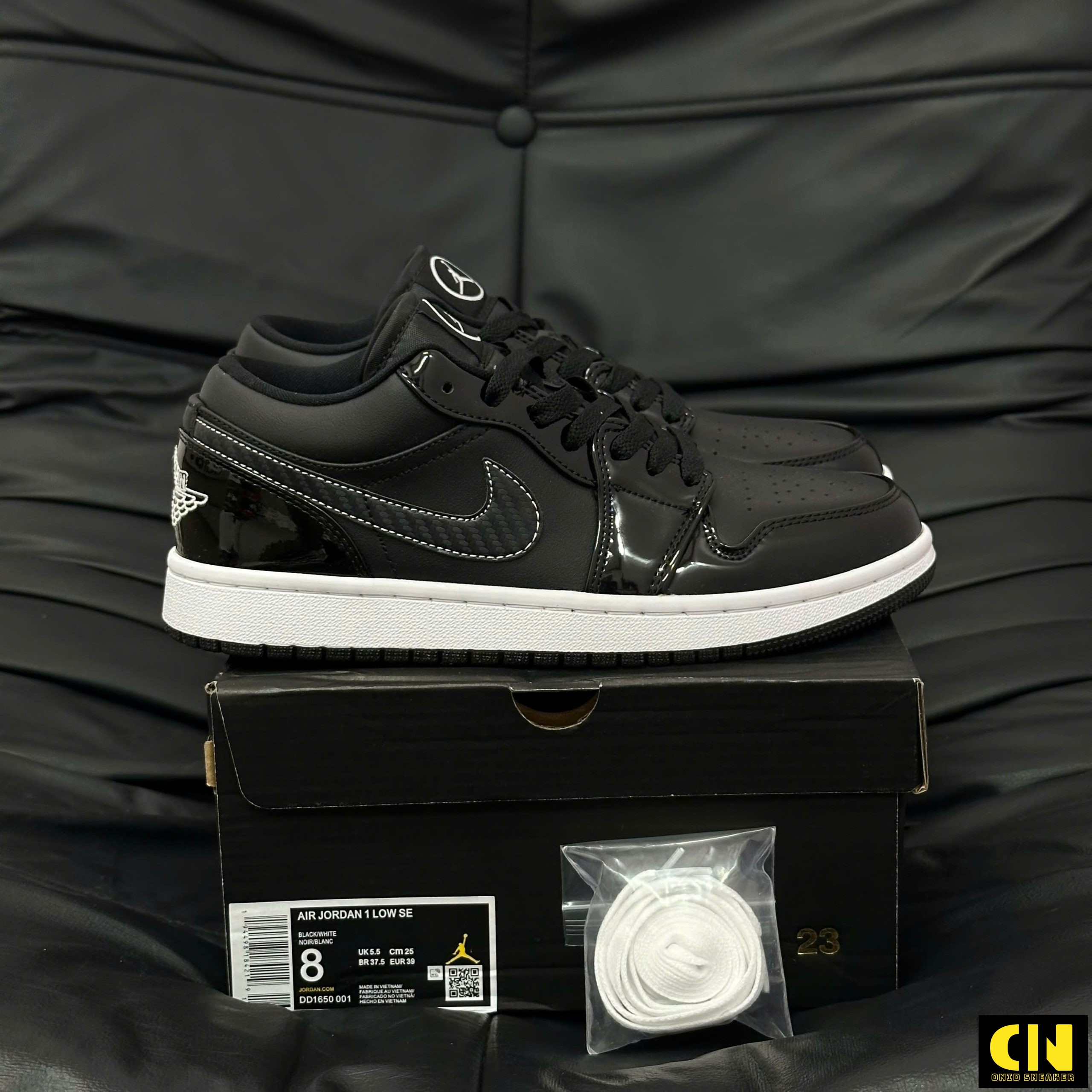 Giày Sneaker Nike Air Jordan 1 Low All Star Đen Trắng Giày Sneaker Nike Air Jordan 1 Low All Star Đen Trắng