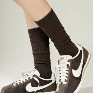 Giay Sneaker Nike Cortez Mau Nau Ca Phe Sua Da Lon Giày Sneaker Nike Cortez Màu Nâu Cà Phê Sữa Da Lộn