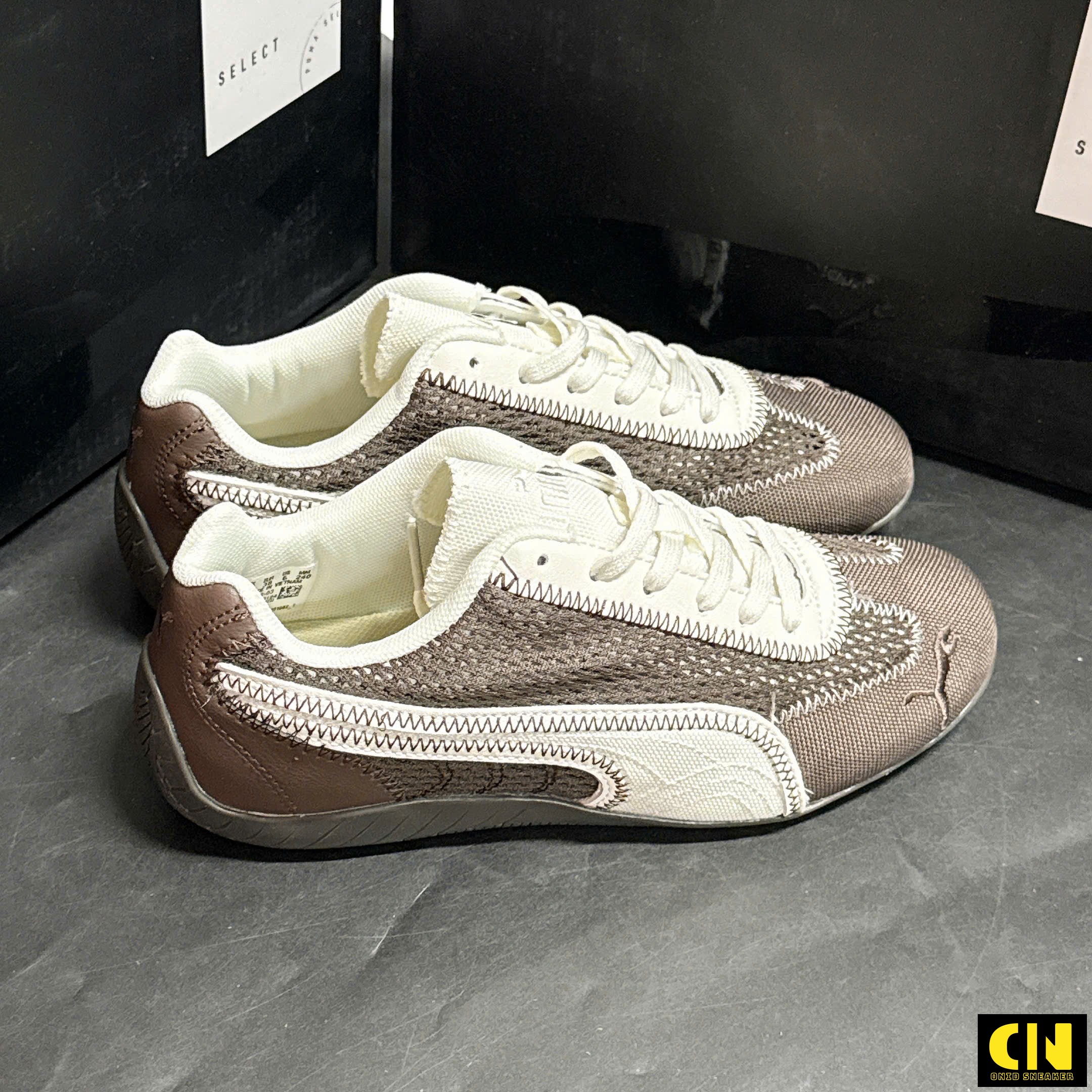 Giày Sneaker Nữ Puma Speedcat Ere Brown Giày Sneaker Nữ Puma Speedcat Ere Brown