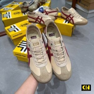 Giay Sneaker Onitsuka Tiger Mexico 66 Brown Red Giày Sneaker Onitsuka Tiger Mexico 66 Brown Red