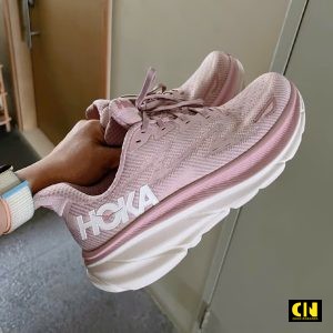 Giay Sneaker The Thao Hoka Clifton 9 Pink White Giày Sneaker Thể Thao Hoka Clifton 9 Pink White