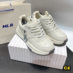 Giay Sneaker Unisex Mlb Chunky Runner La Dodgers Cream Gray Giày Sneaker Unisex MLB Chunky Runner LA Dodgers Cream Gray