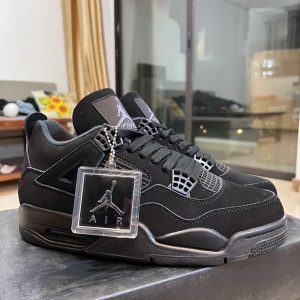 Giay Sneaker Unisex Nike Jordan 4 Black Cat Giày Sneaker Unisex Nike Jordan 4 Black Cat