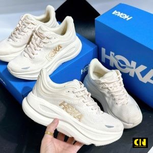 Giay Tap Gym Chay Bo Hoka Bondi 9 Mau Vanilla Birch Giày Tập Gym Chạy Bộ HOKA Bondi 9 Màu Vanilla Birch