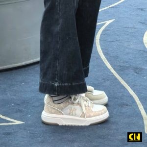 Giay The Thao Mlb Chunky Liner Mau Kem De Cao Giày Thể Thao MLB Chunky Liner Màu Kem Đế Cao