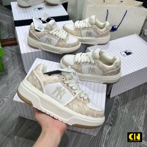 Giay The Thao Mlb Chunky Liner Ny Cream Giày Thể Thao MLB Chunky Liner NY Cream