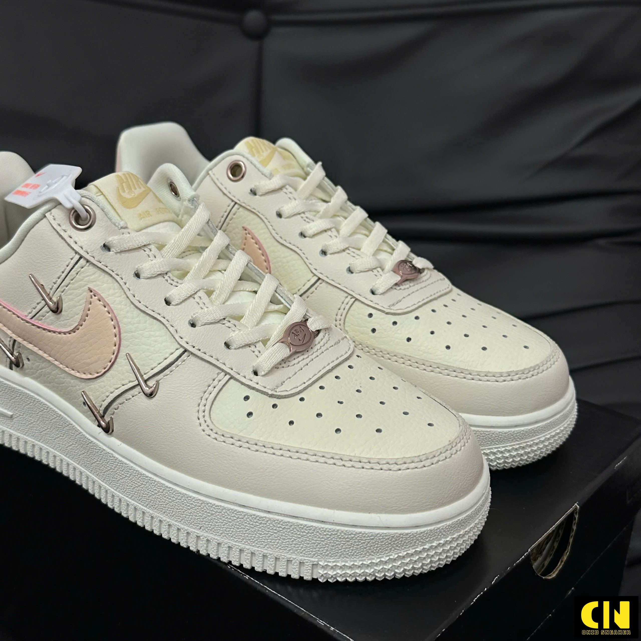 Giày Thể Thao Nike Af1 Low Rose Gold Kem Hồng Giày Thể Thao Nike AF1 Low Rose Gold Kem Hồng